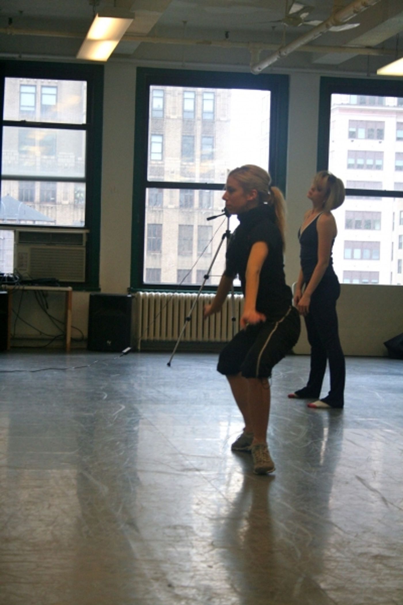 Photo Flash: Matt Cavenaugh and Marina Lazzaretto instruct students in a Broadway Artists Alliance Master Class  Image