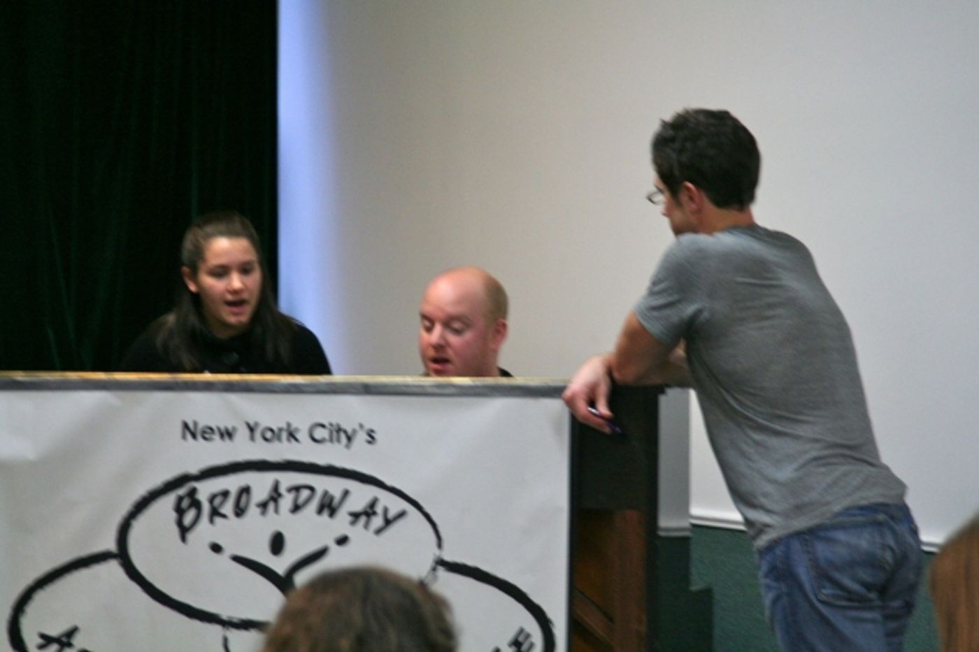 Photo Flash: Matt Cavenaugh and Marina Lazzaretto instruct students in a Broadway Artists Alliance Master Class  Image