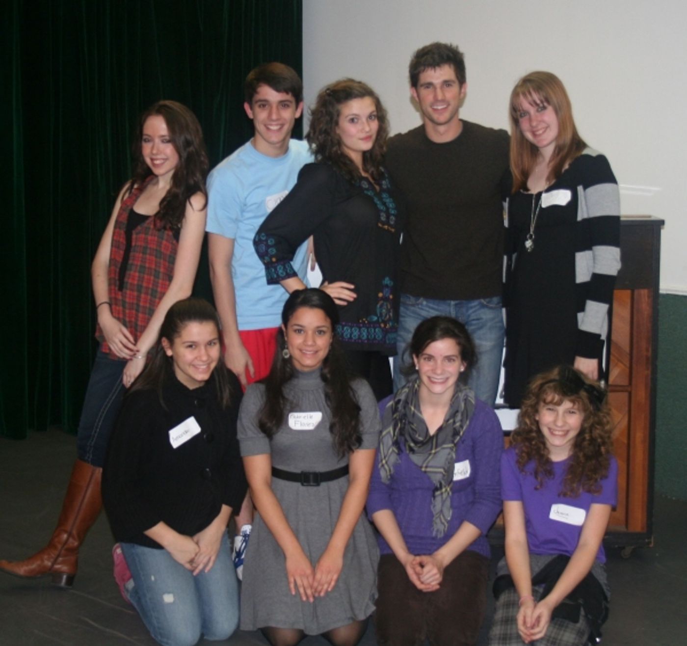 Photo Flash: Matt Cavenaugh and Marina Lazzaretto instruct students in a Broadway Artists Alliance Master Class  Image