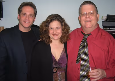 Laurence Holzman, Annette Jolles, Jim Morgan Photo
