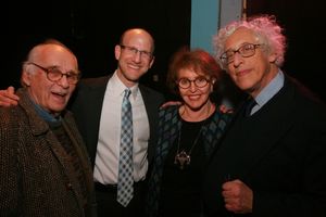 Stuart Hample, Douglas J. Cohen, Naomi Cohen-Hample and Howard Kissel Photo