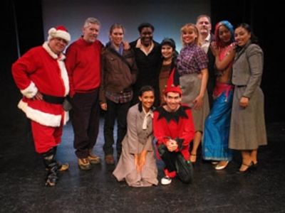 Standing, L-R: Primy Rivera ("Abou"); Tom Harburg (Yip Harburg's grandson); Rebecca H Photo