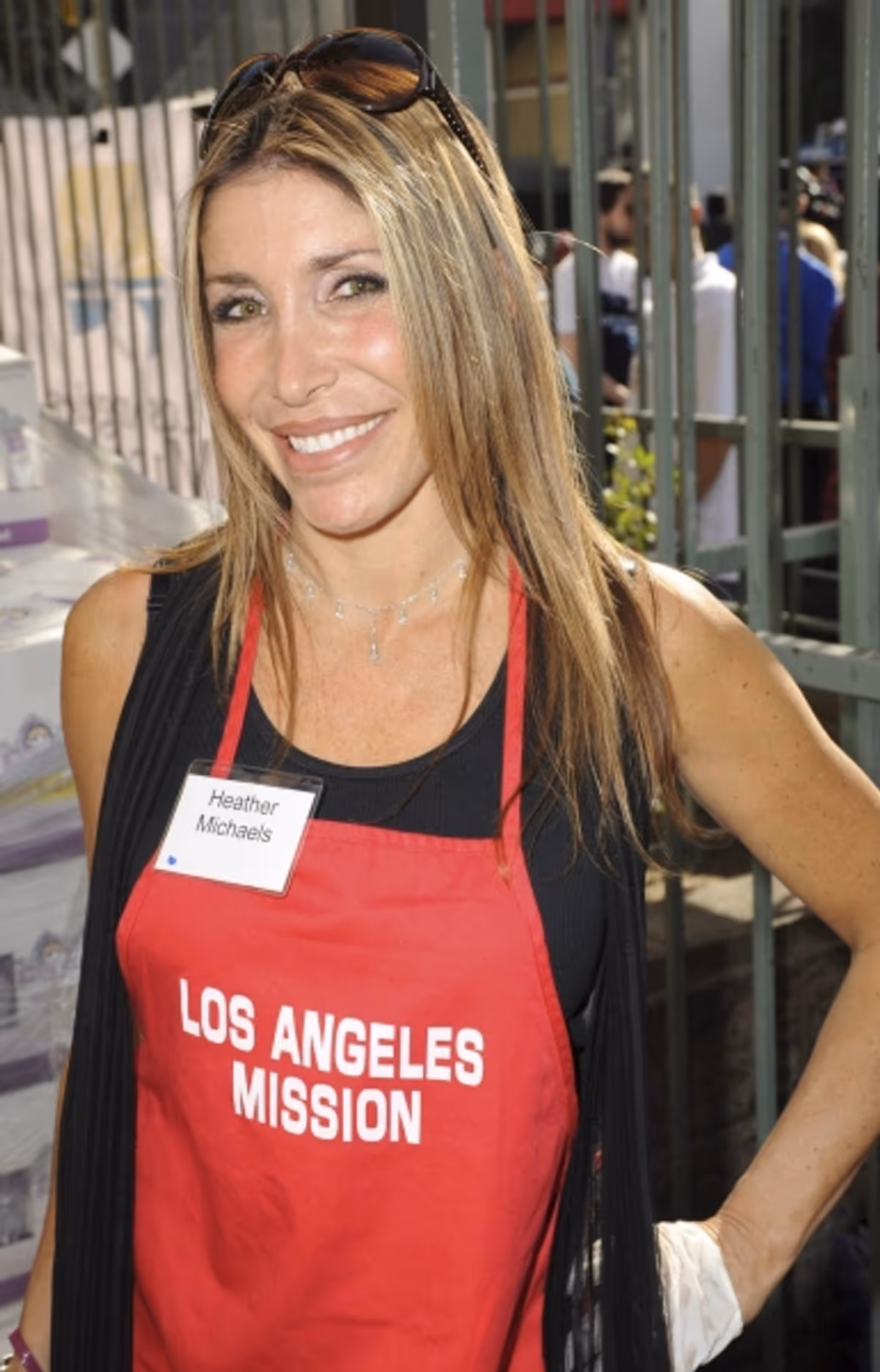Heather Michaels at Corbin Bleu & More Spend Christmas Eve at the L.A. Mission