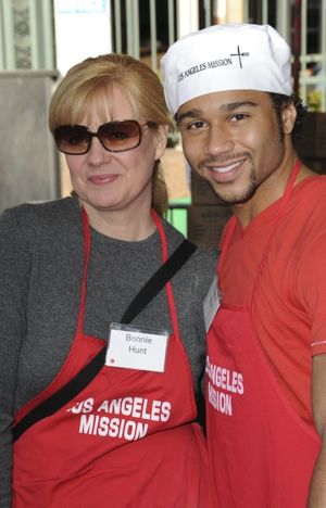 Bonnie Hunt and Corbin Bleu 
 Photo