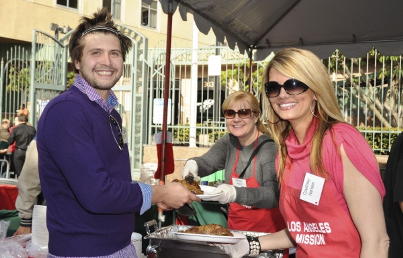 Photo Coverage: Corbin Bleu & More Spend Christmas Eve at the L.A. Mission Photo Coverage: Corbin Bleu & More Spend Christmas Eve at the L.A. Mission Image