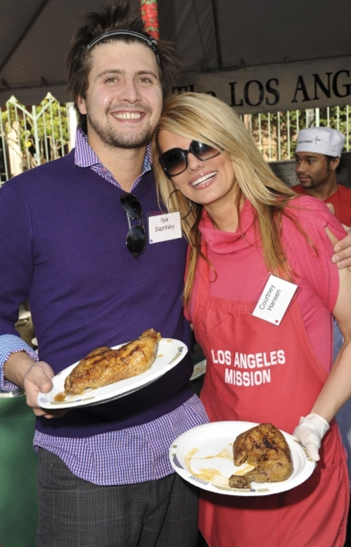 Iiya Sapritsky and Courtney Hansen 
 at 