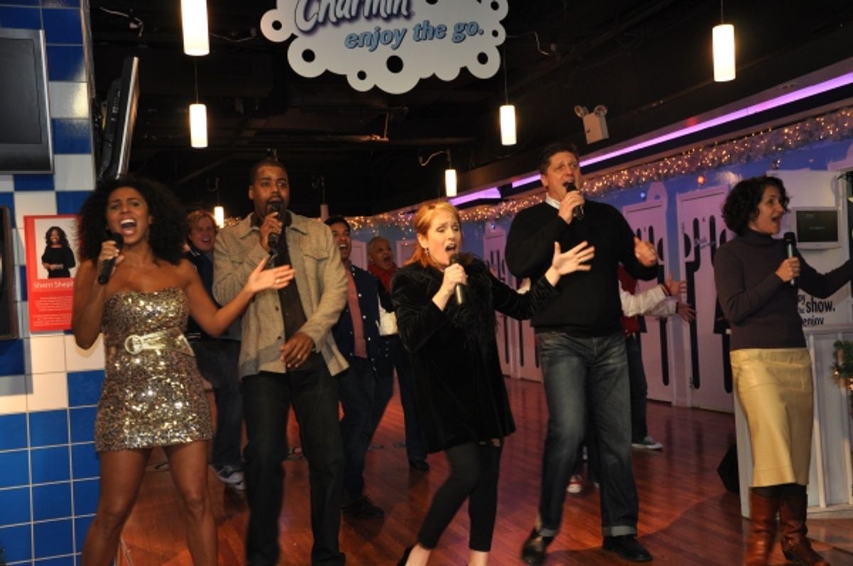 Maya Days, Bernard Dotson, Joy Hermalyn, Christopher Sieber, Marya Grandy at 