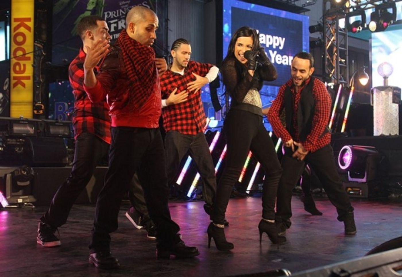 Photo Coverage: HAIR Cast & More Perform at New Year's Eve in NYC! Photo Coverage: HAIR Cast & More Perform at New Year's Eve in NYC! Image