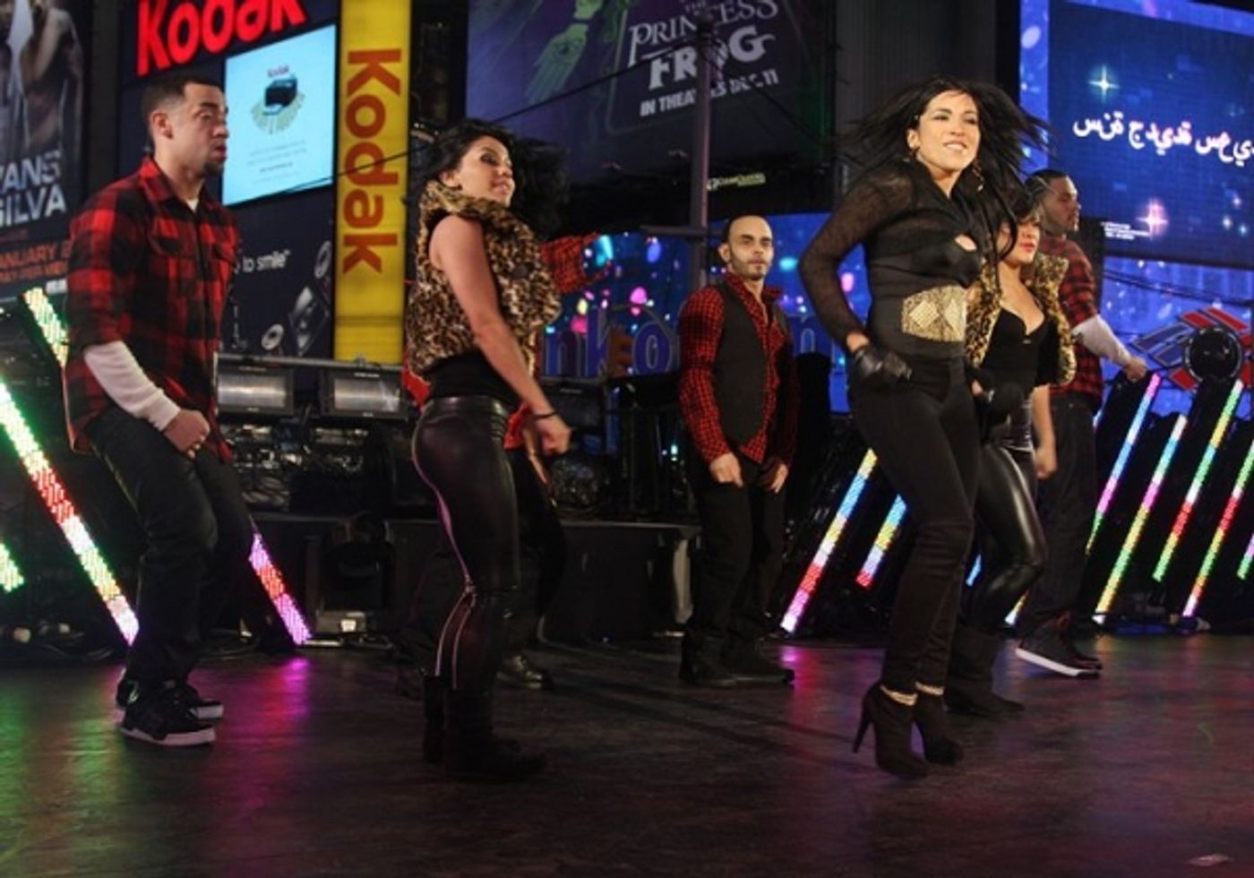 Photo Coverage: HAIR Cast & More Perform at New Year's Eve in NYC! Photo Coverage: HAIR Cast & More Perform at New Year's Eve in NYC! Image
