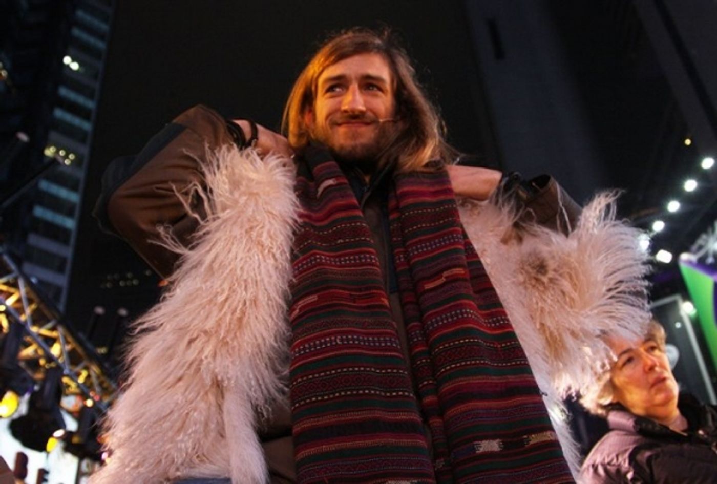 Photo Coverage: HAIR Cast & More Perform at New Year's Eve in NYC! Photo Coverage: HAIR Cast & More Perform at New Year's Eve in NYC! Image