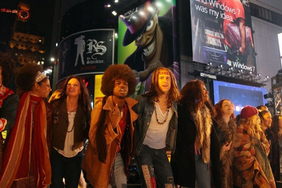 The Cast of  HAIR! at 
