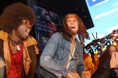 The Cast of  HAIR! Photo