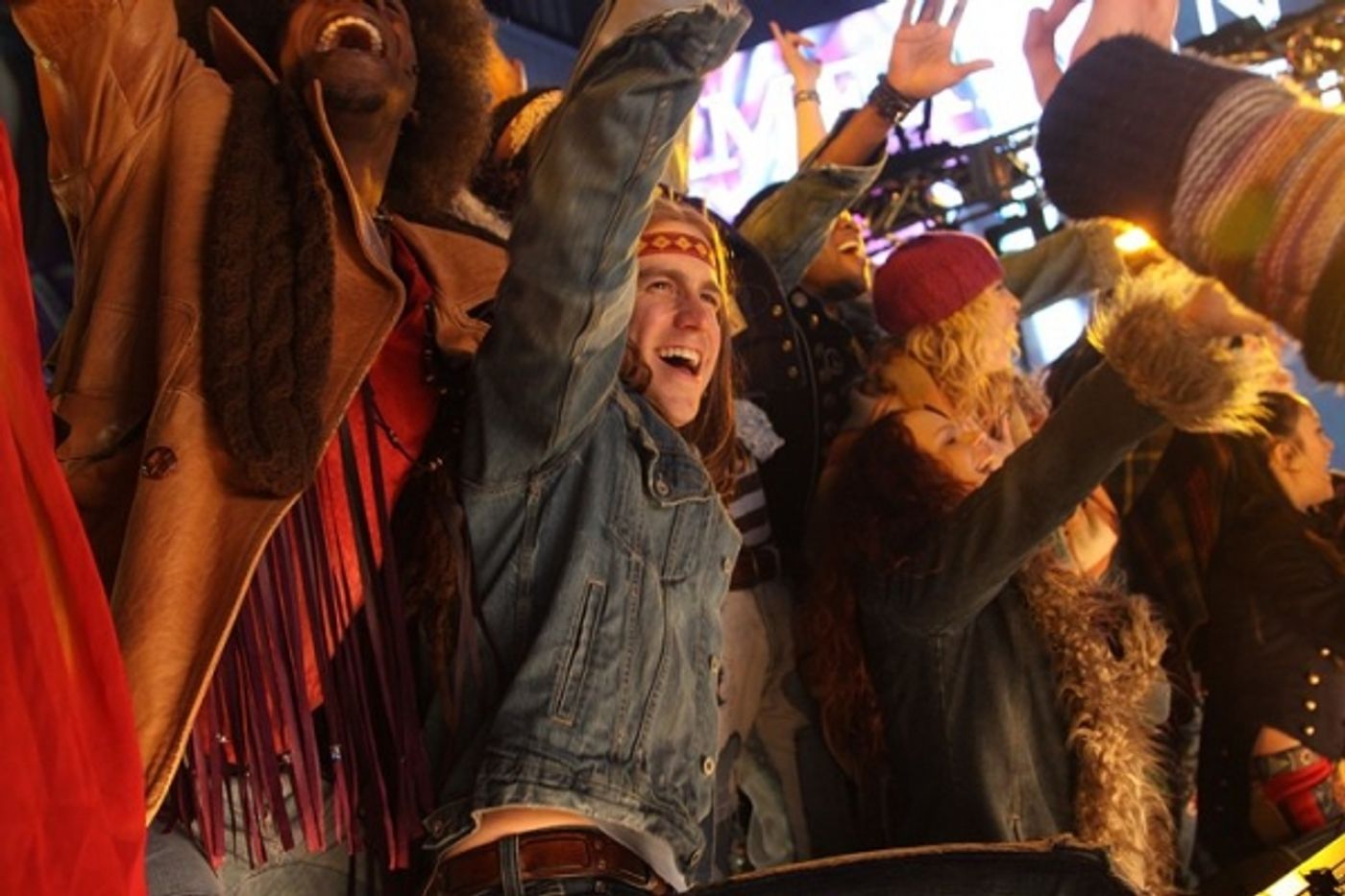 Photo Coverage: HAIR Cast & More Perform at New Year's Eve in NYC! Photo Coverage: HAIR Cast & More Perform at New Year's Eve in NYC! Image