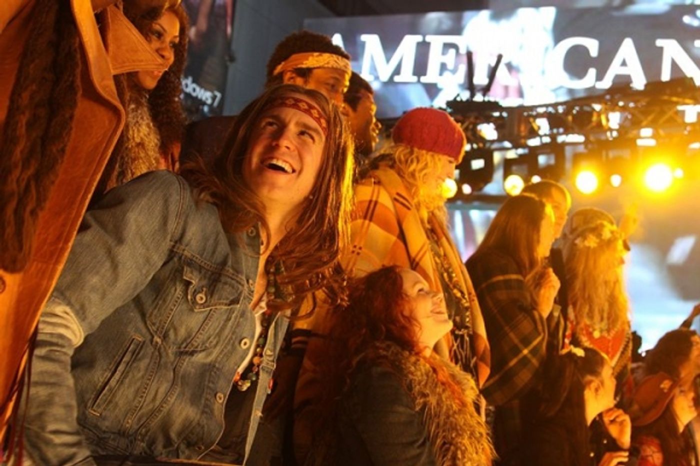 Photo Coverage: HAIR Cast & More Perform at New Year's Eve in NYC! Photo Coverage: HAIR Cast & More Perform at New Year's Eve in NYC! Image