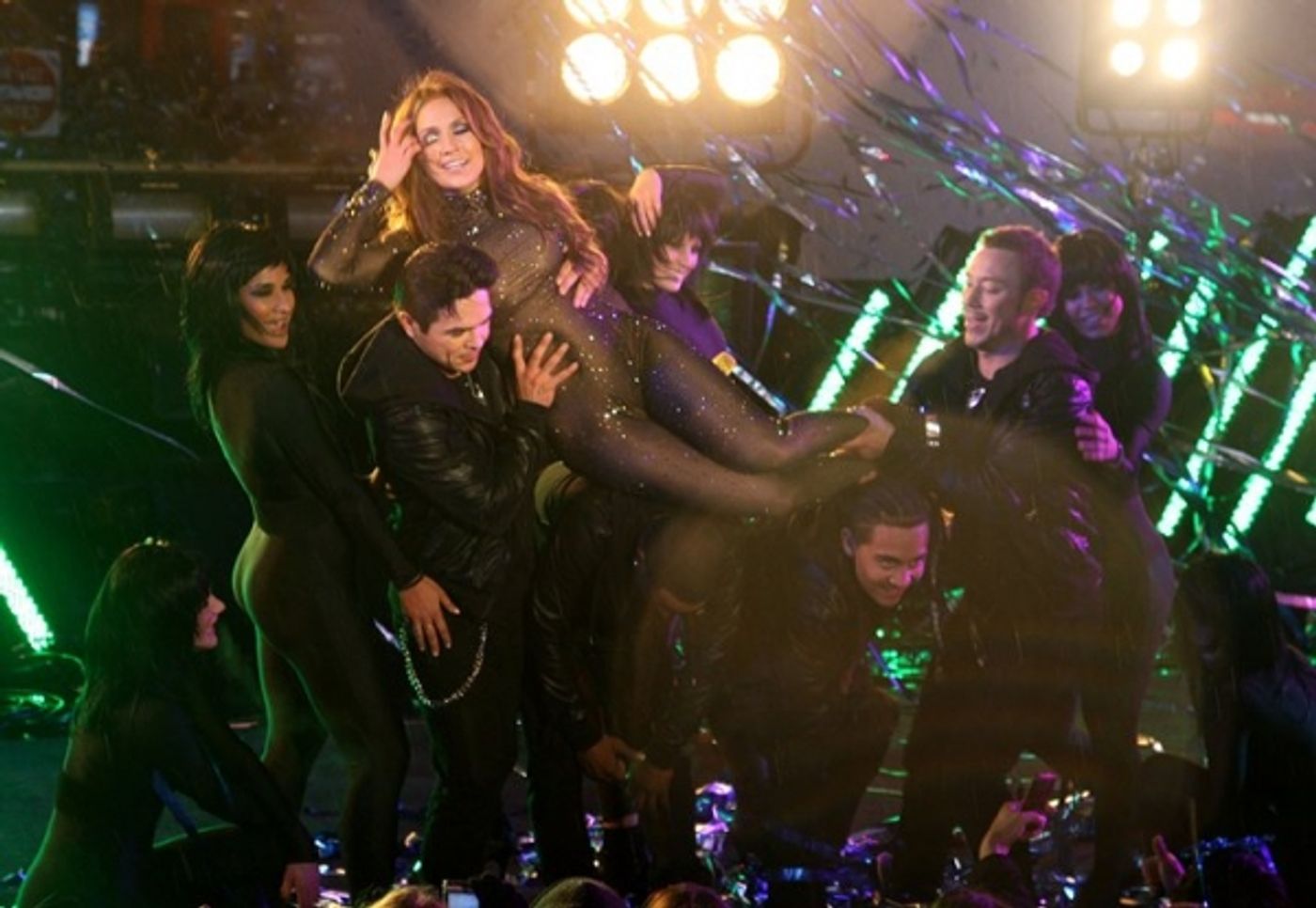 Photo Coverage: HAIR Cast & More Perform at New Year's Eve in NYC!  Image