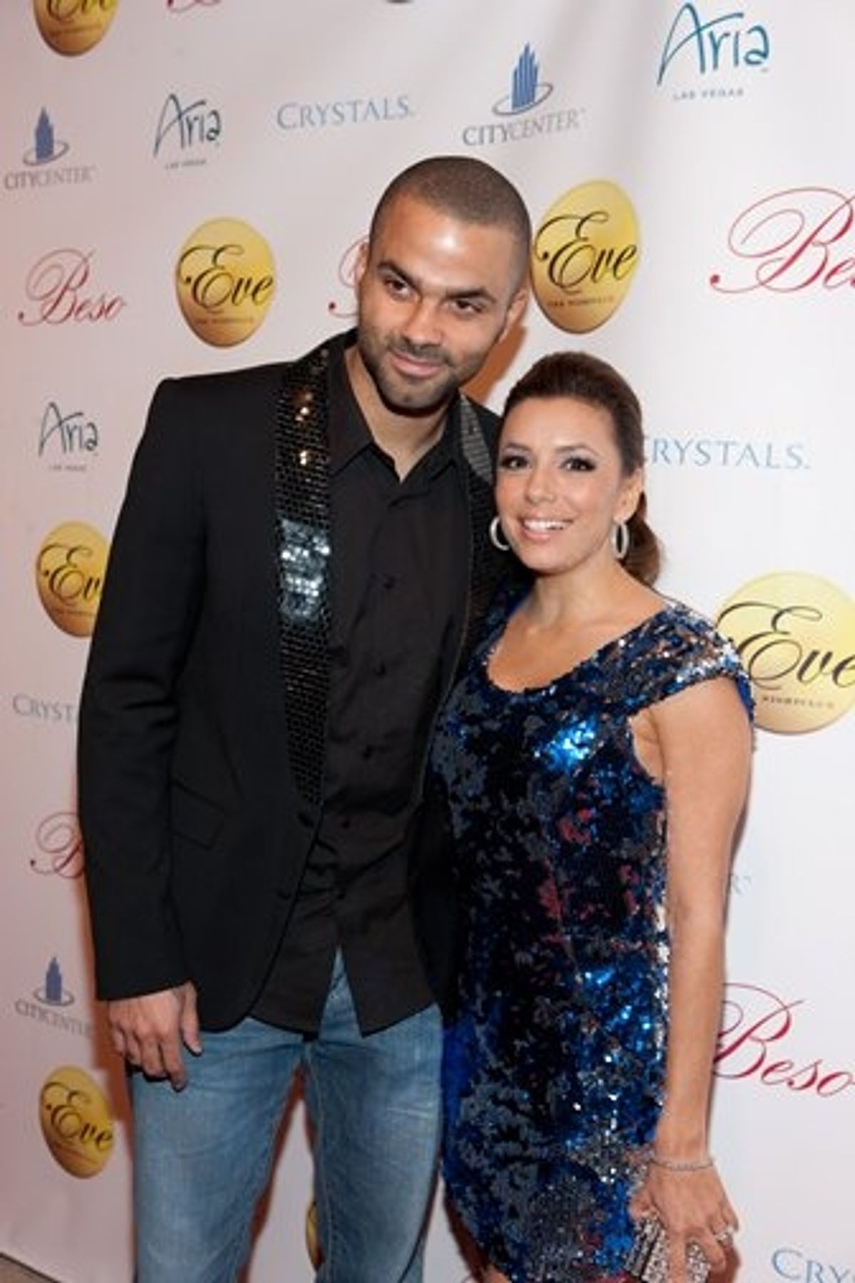  Tony Parker and Eva Longoria Parker  at 