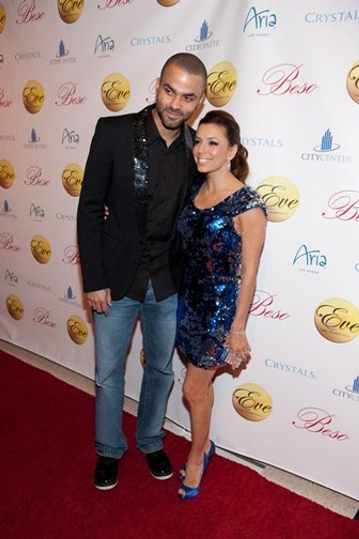  Tony Parker and Eva Longoria Parker  at 