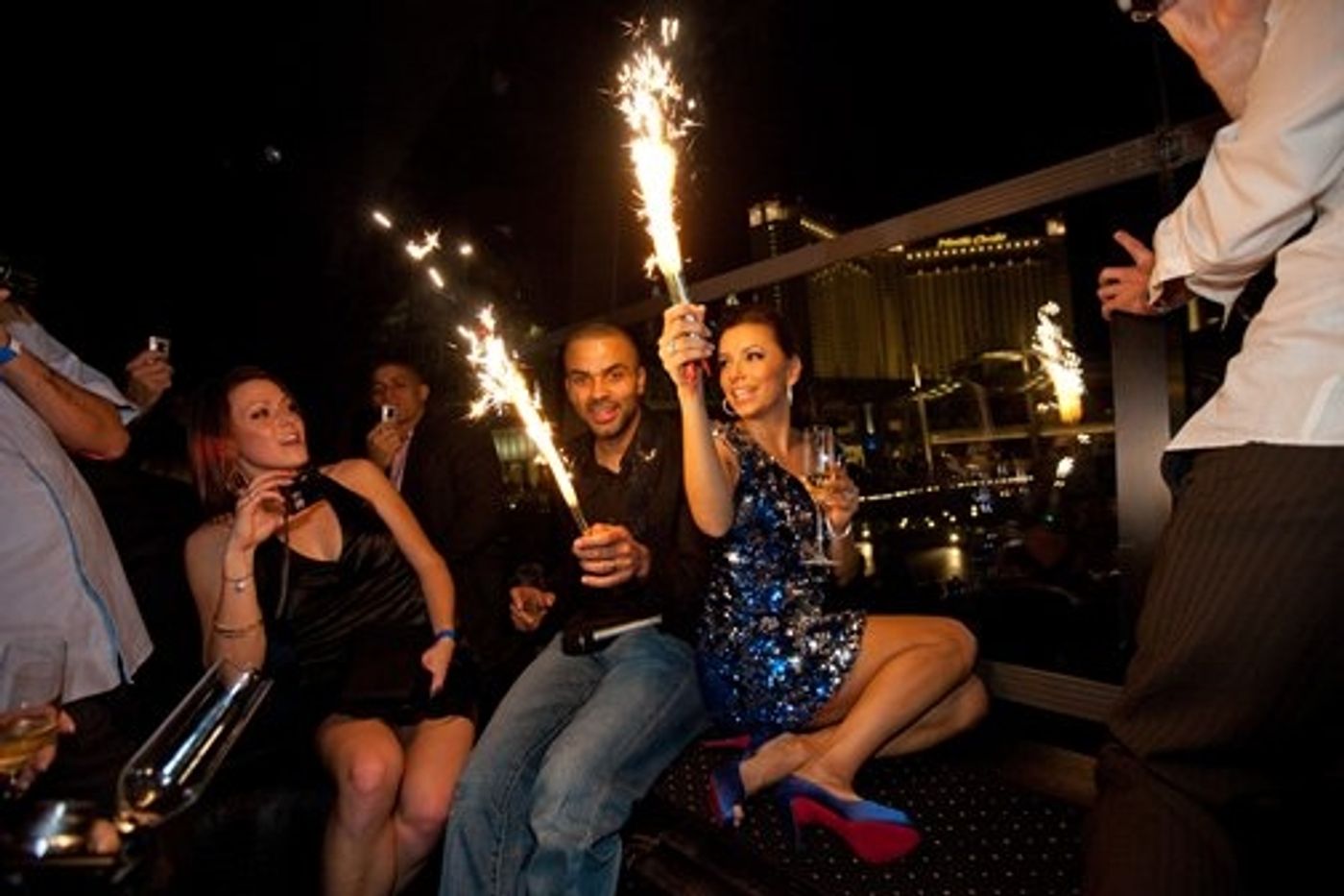 Photo Coverage: Longoria, Lopez & Parker Ring in the New Year at Eve NIghtclub in Las Vegas  Image