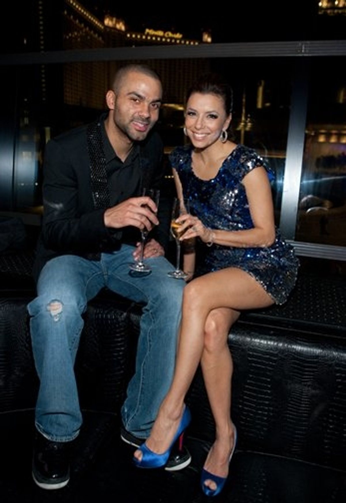  Tony Parker and Eva Longoria Parker at 