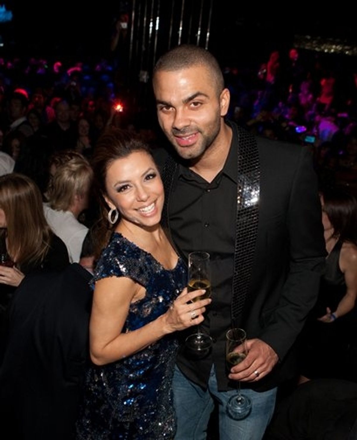  Tony Parker and Eva Longoria Parker at 