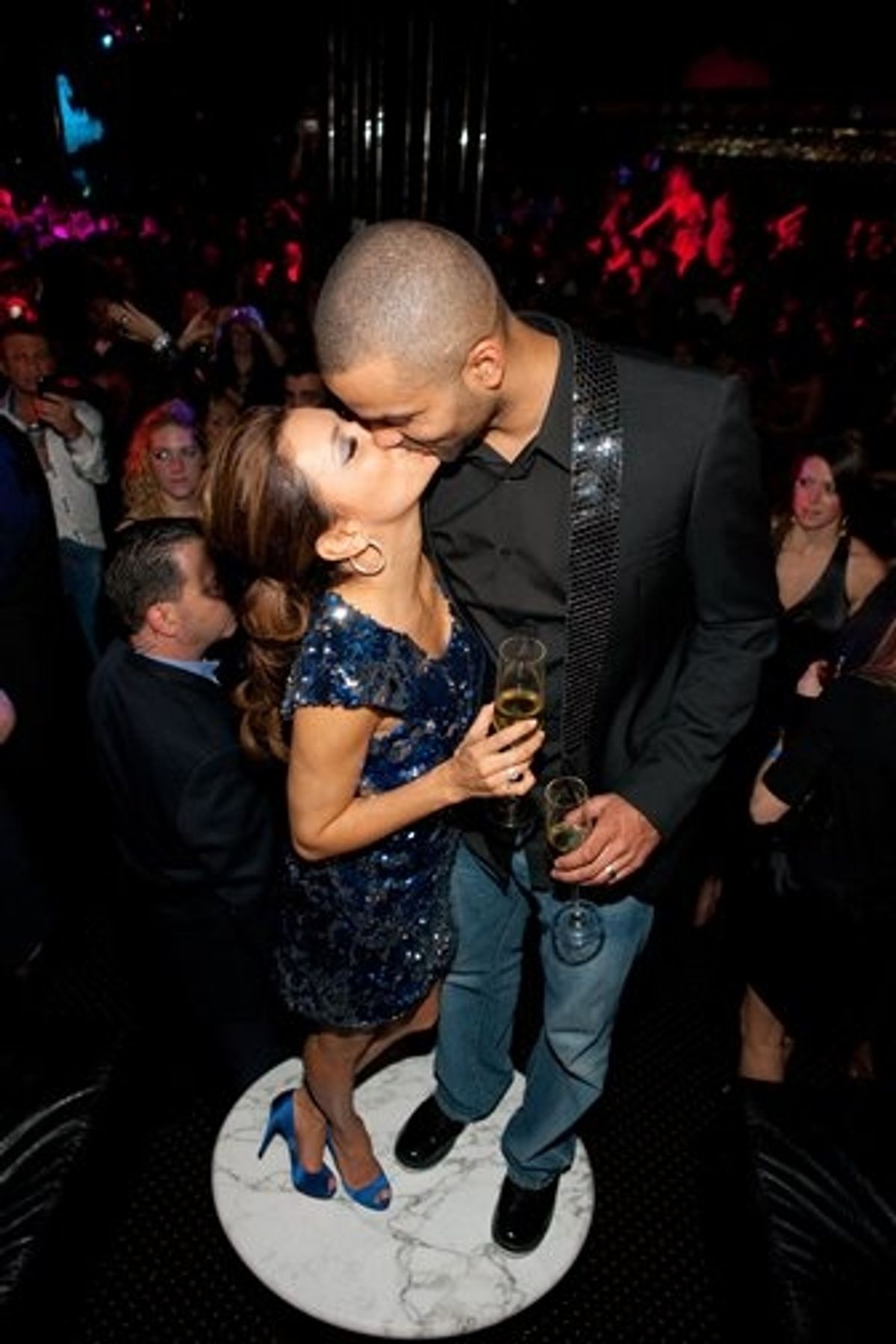 Tony Parker and Eva Longoria Parker at 