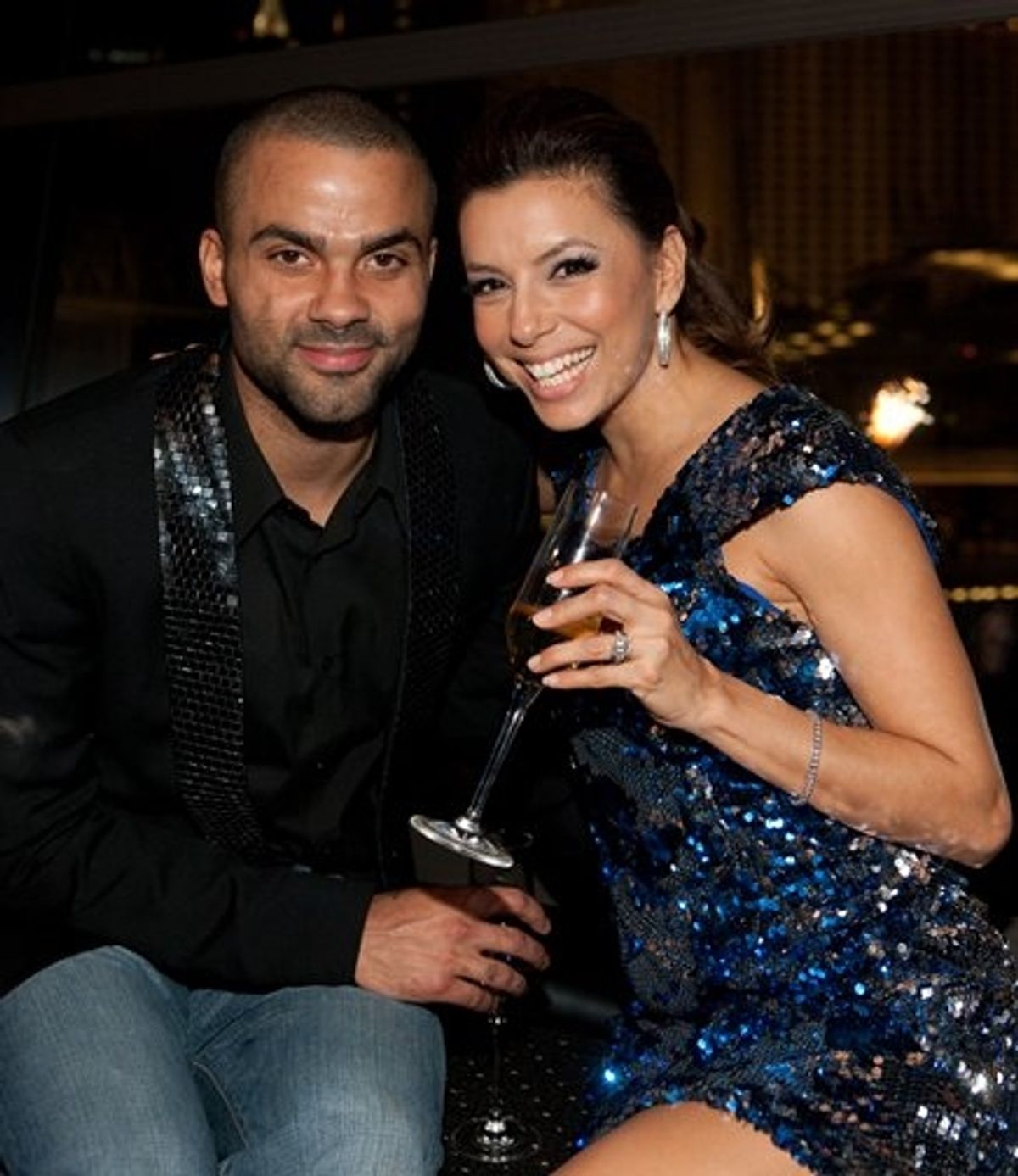  Tony Parker and Eva Longoria Parker at 