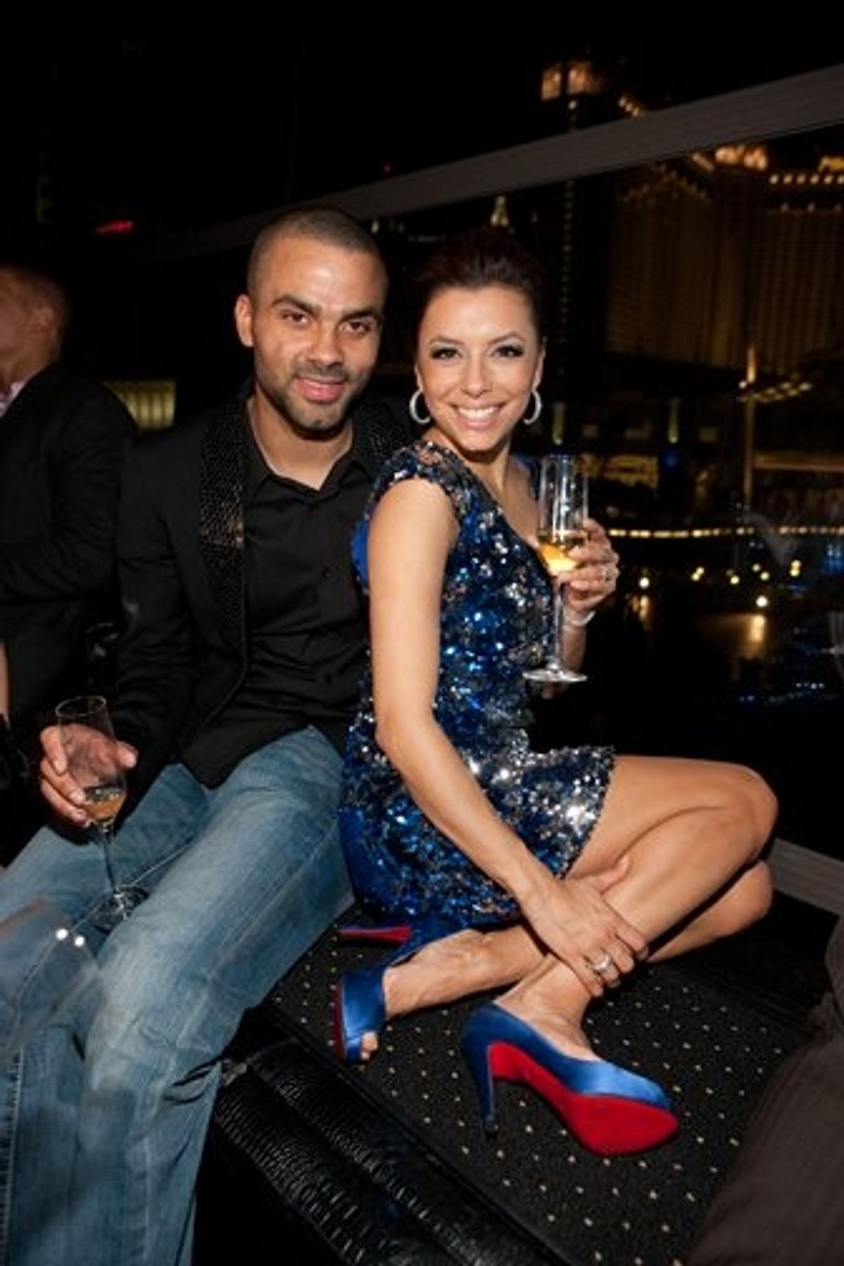  Tony Parker and Eva Longoria Parker at 