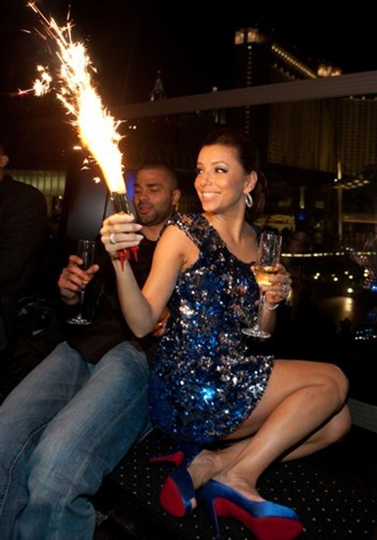  Tony Parker and Eva Longoria Parker at 