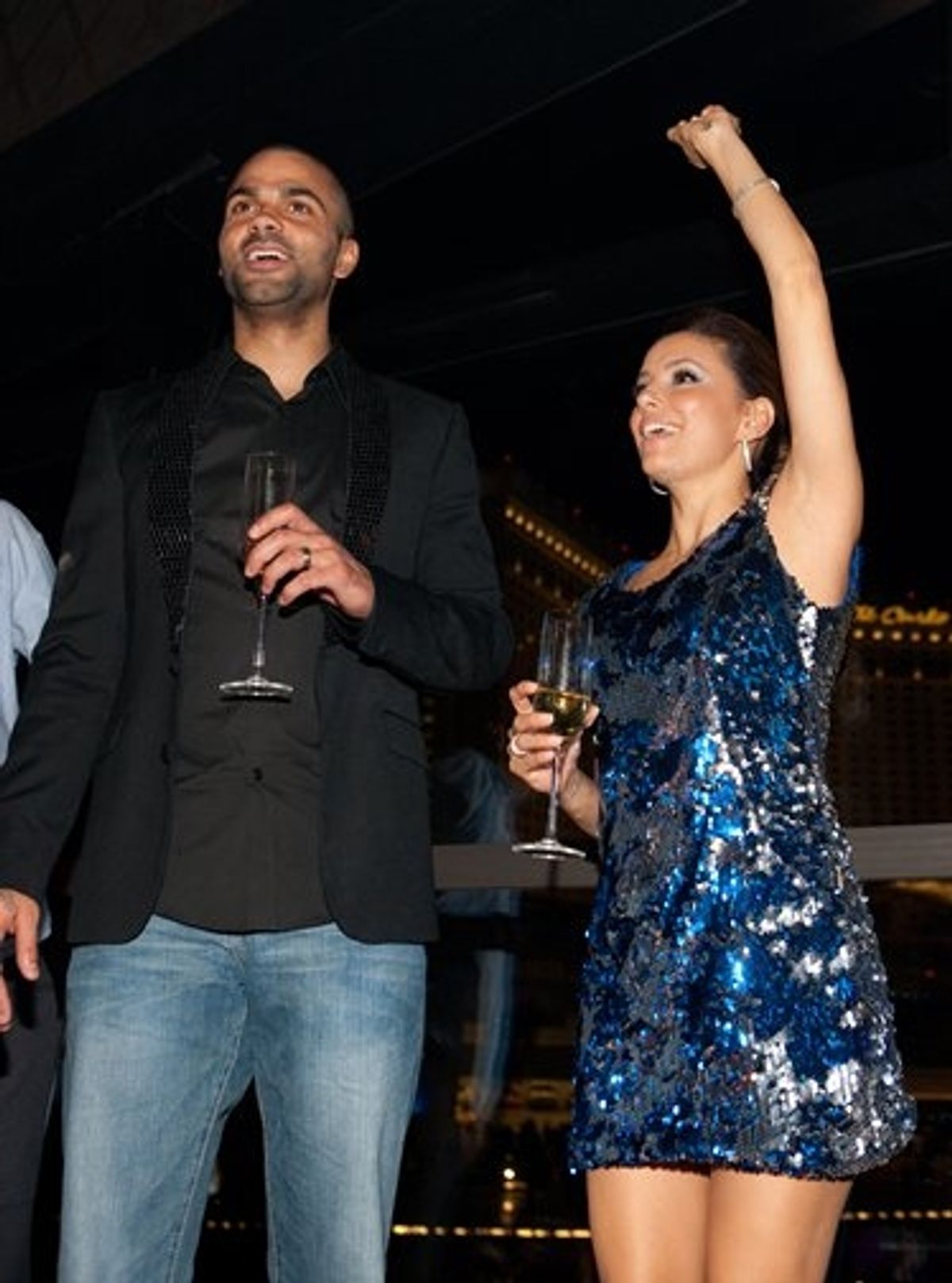  Tony Parker and Eva Longoria Parker at 