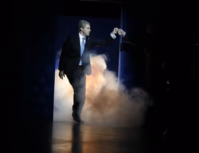 Will Ferrell during the Opening Night Performance Curtain Call for Will Ferrell in "Y Photo