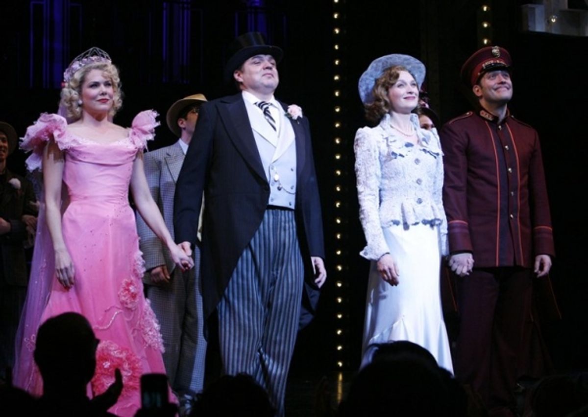 Lauren Graham, Oliver Platt, Kate Jennings Grant , Craig Bierko during the Opening Night Performance Curtain Call for ' GUYS and DOLLS ' at the Nederlander Theatre at 