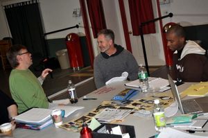 Dan Via, Gerald McCullouch and Bjorn DuPaty @ BroadwayWorld Dan Via, Gerald McCullouch and Bjorn DuPaty Photo