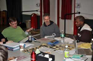 Dan Via, Gerald McCullouch and Bjorn DuPaty @ BroadwayWorld Dan Via, Gerald McCullouch and Bjorn DuPaty Photo