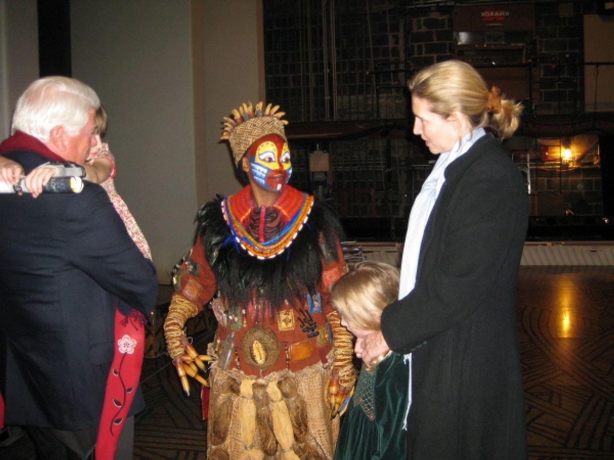 Senator Dodd with daughter Grace, Tshidi Manye (Rafiki), daughter Christina, and wife Jackie Clegg Dodd. at 