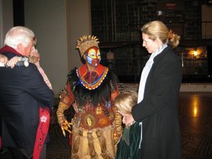 Senator Dodd with daughter Grace, Tshidi Manye (Rafiki), daughter Christina, and wife Photo