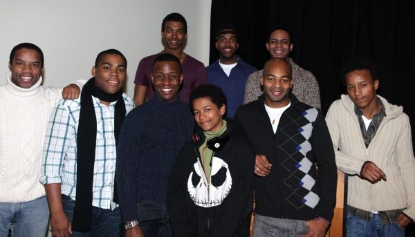 Back row: ChristIan White, Julius Thomas III, Derrick Cobey. Front row: Rodney Hicks, Photo