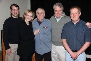  David Loud (music director), Susan Stroman, John Kander, David Thompson, Larry Hochm Photo
