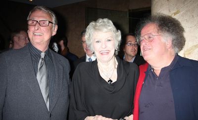 Mike Nichols, Elaine Stritch and James Levine Photo