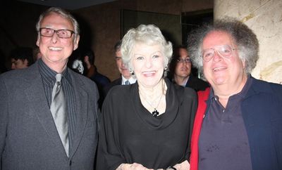 Mike Nichols, Elaine Stritch and James Levine Photo