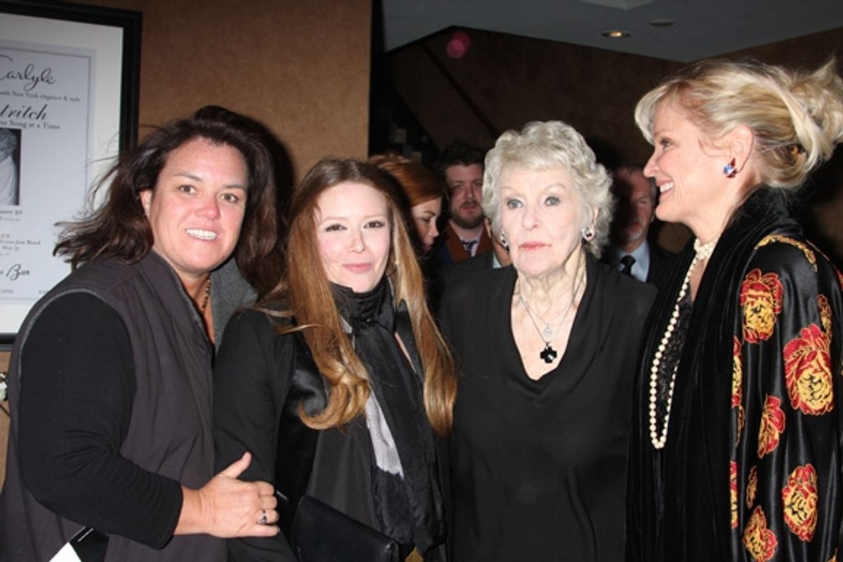 Rosie O'Donnell, Natasha Lyonne, Elaine Strich and Christine Ebersole at 