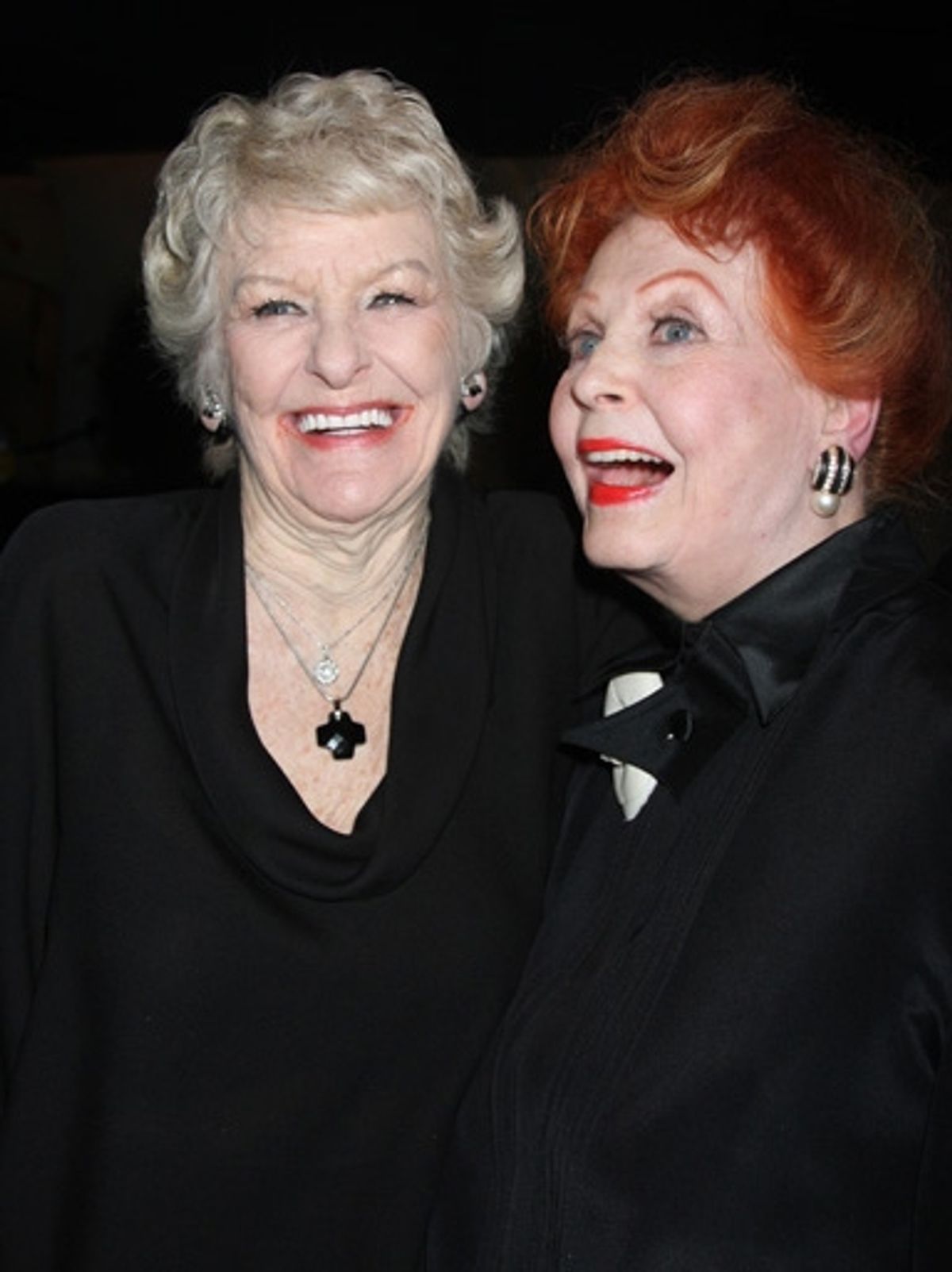 Elaine Stritch and Arlene Dahl at 
