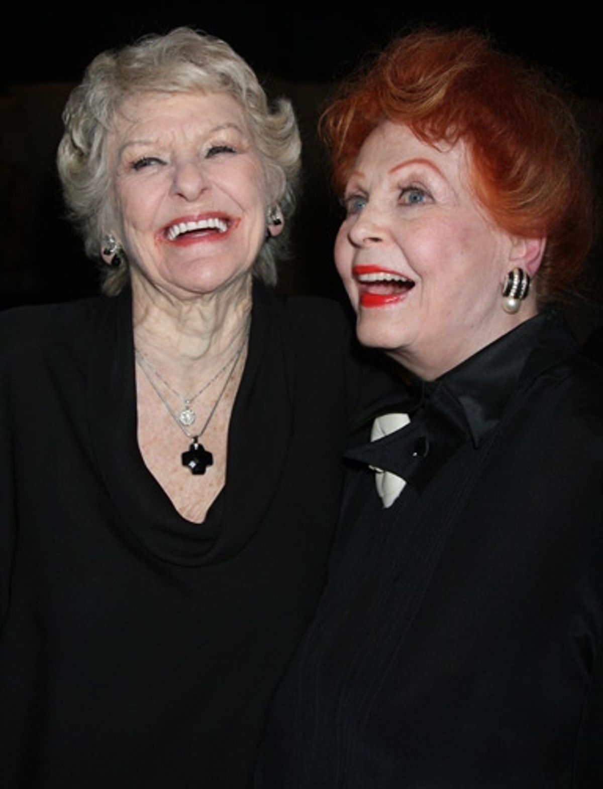 Elaine Stritch and Arlene Dahl at 