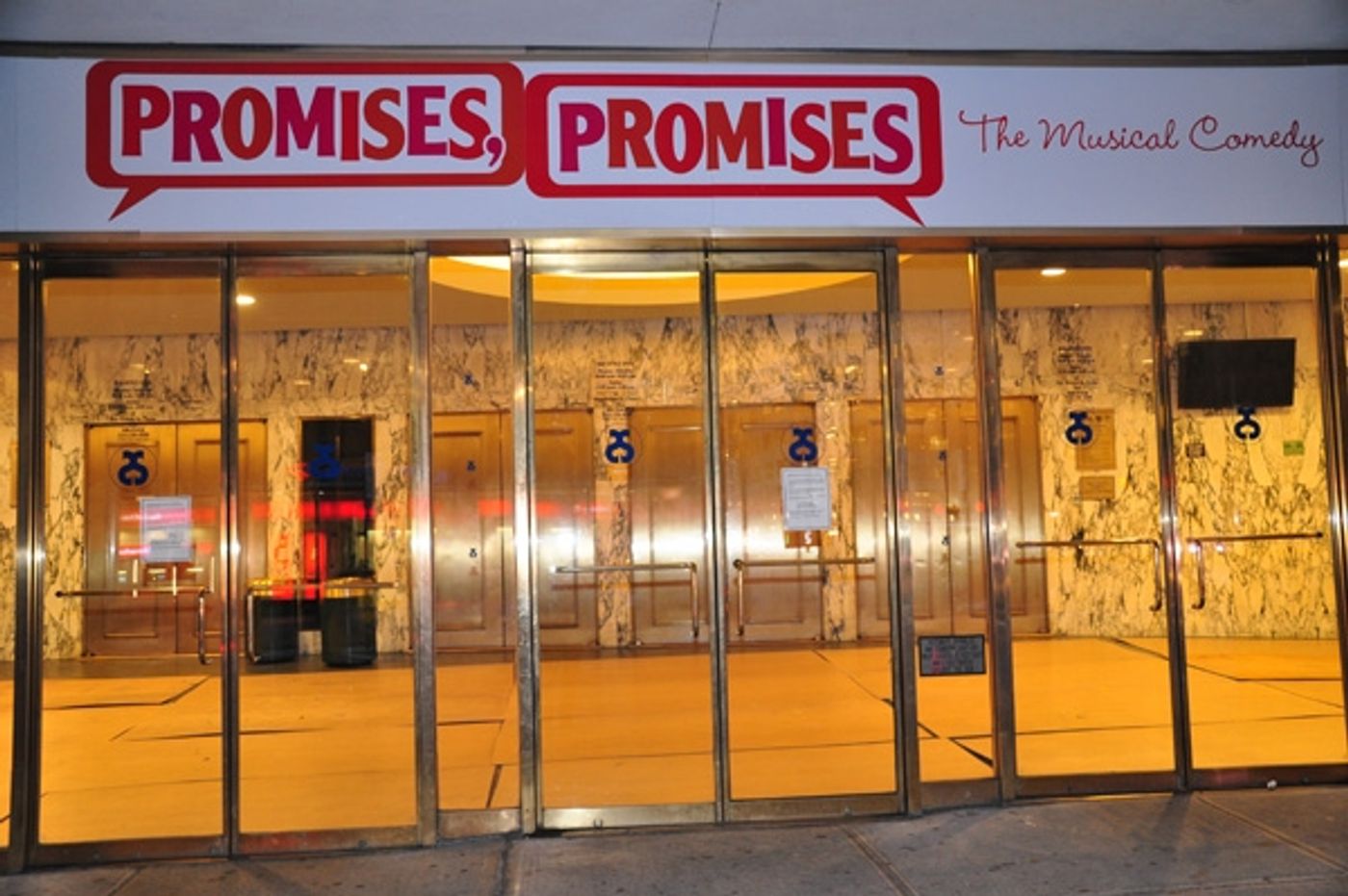 Photo Coverage: PROMISES, PROMISES Marquee Revealed Part 1!  Image