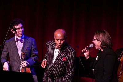 Aaron Weinstein, Jon Hendricks & Janis Siegel Photo