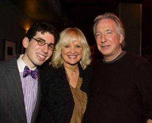 Aaron Weinstein, Christine Ebersole & Alan Rickman @ BroadwayWorld Aaron Weinstein, Christine Ebersole & Alan Rickman Photo