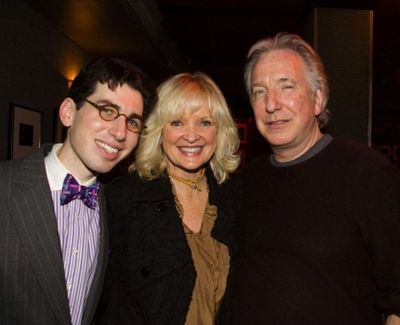 Aaron Weinstein, Christine Ebersole & Alan Rickman Photo