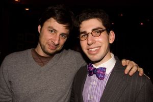 Zach Braff & Aaron Weinstein @ BroadwayWorld Zach Braff & Aaron Weinstein Photo