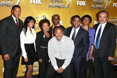 Michael Strahan, Tatyana Ali, Wanda Sykes, Taye Diggs, Kyle Massey, Chris Massey, Cla Photo