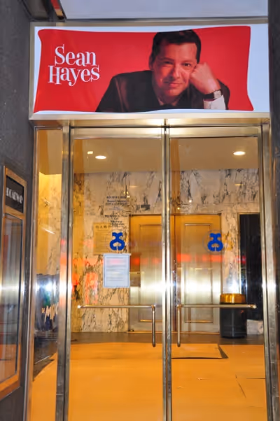 PROMISES, PROMISES Door Frame - Sean Hayes Photo