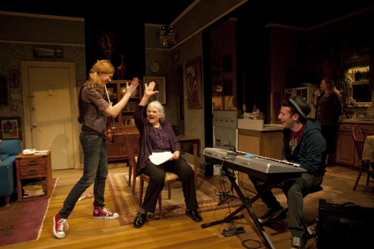 Lucy Walters, Lois Smith and Nick Blaemire. at 